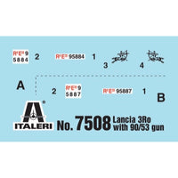 Italeri 7508 1/72 Autocannone 3RO with 90/53 AA gun