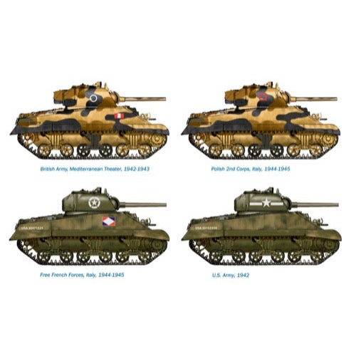 Italeri 7511 1/72 Fast Assembly M4A2 Sherman 111