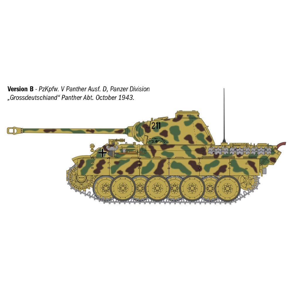 Italeri 90290 1/35 Pz. Kpfw. V Panther Ausf. D