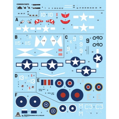 Italeri 91213 1/72 Grumman Hellcat F6 F-3