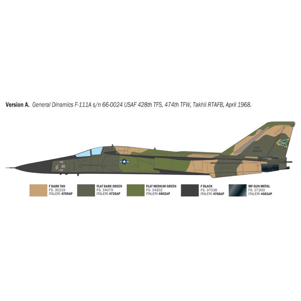 Italeri 1/72 F-111A Aardvark Model Kit