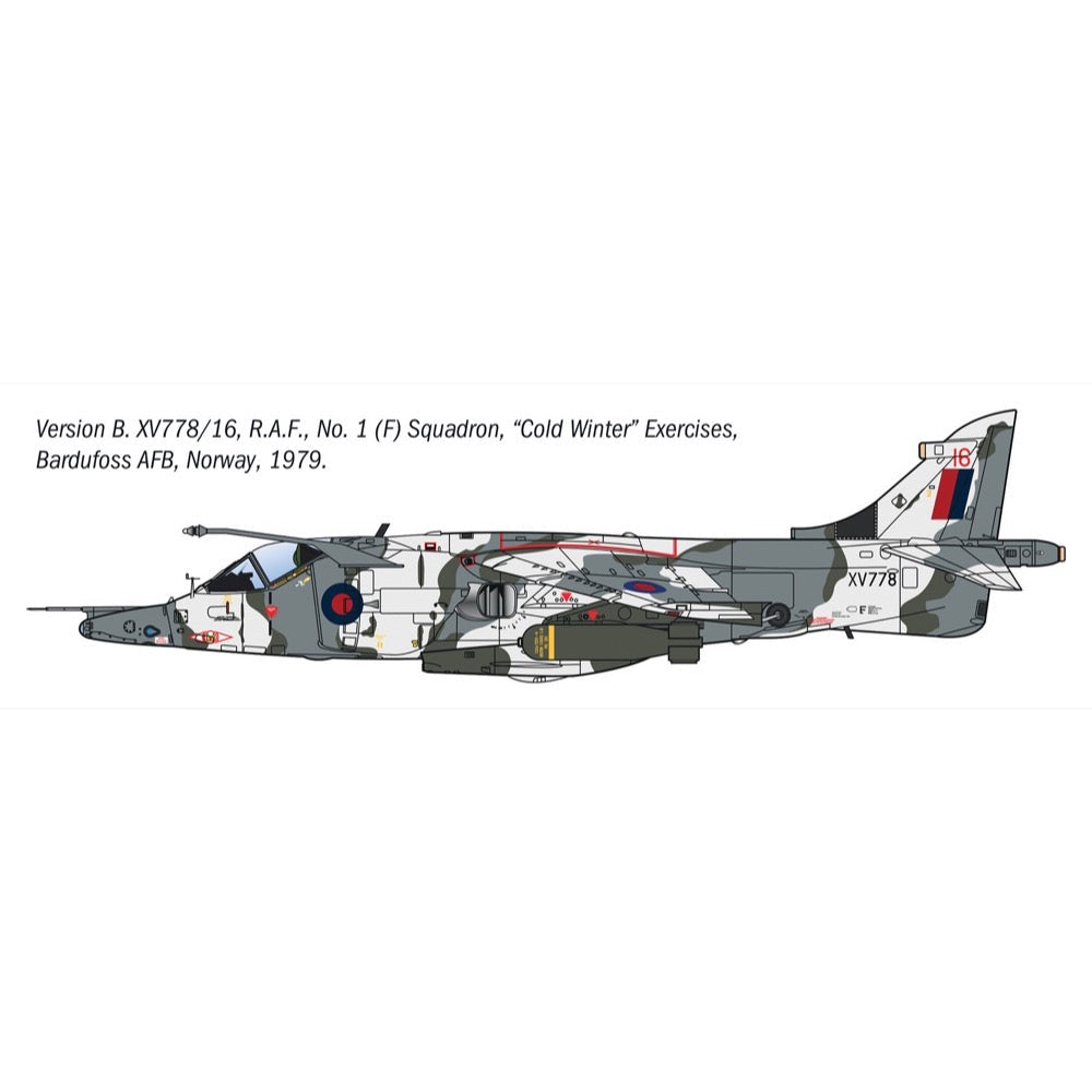 Italeri 1/72 Harrier Gr.3 Winter Camo
