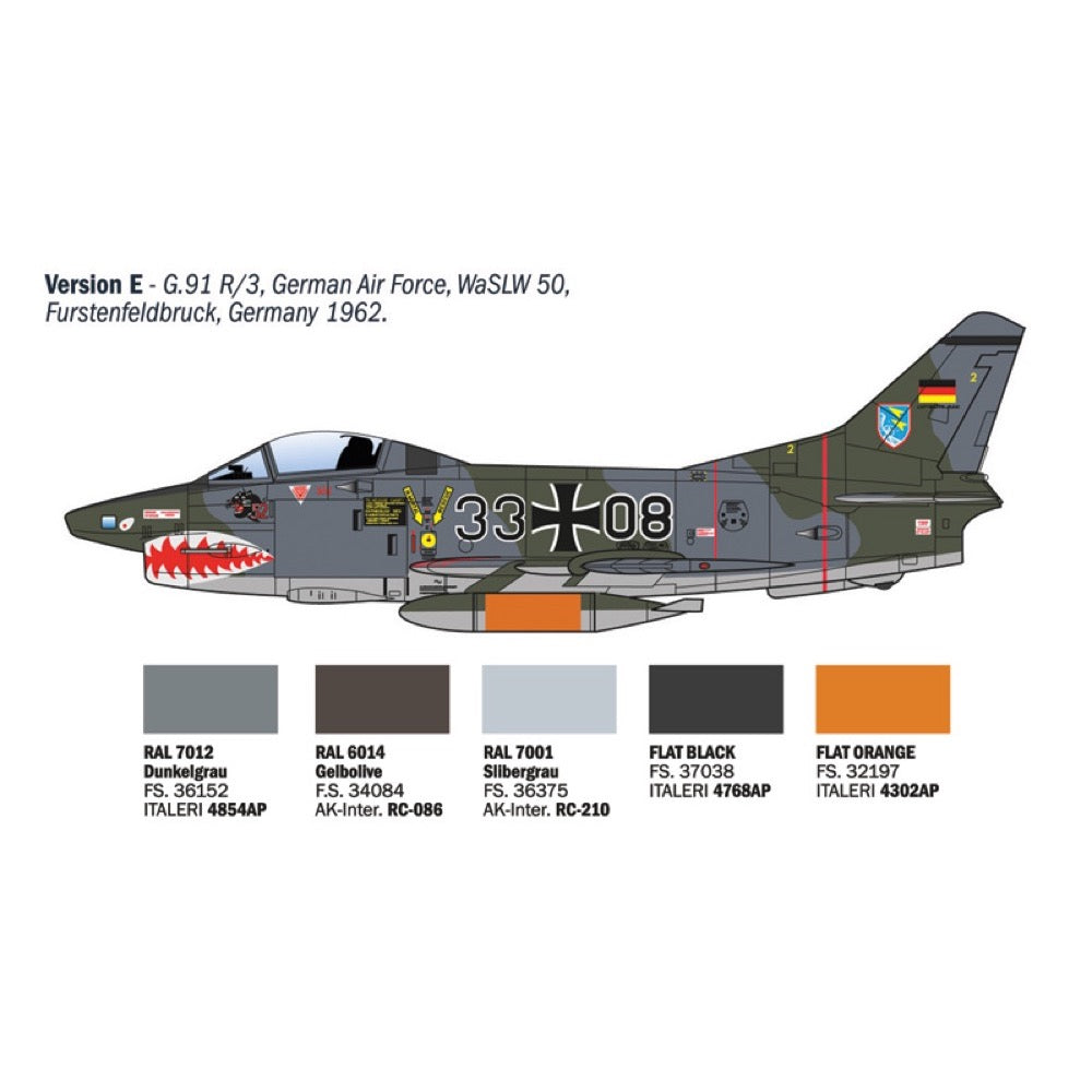 Italeri 92645 1/48 G.91 R1/R3 Gina