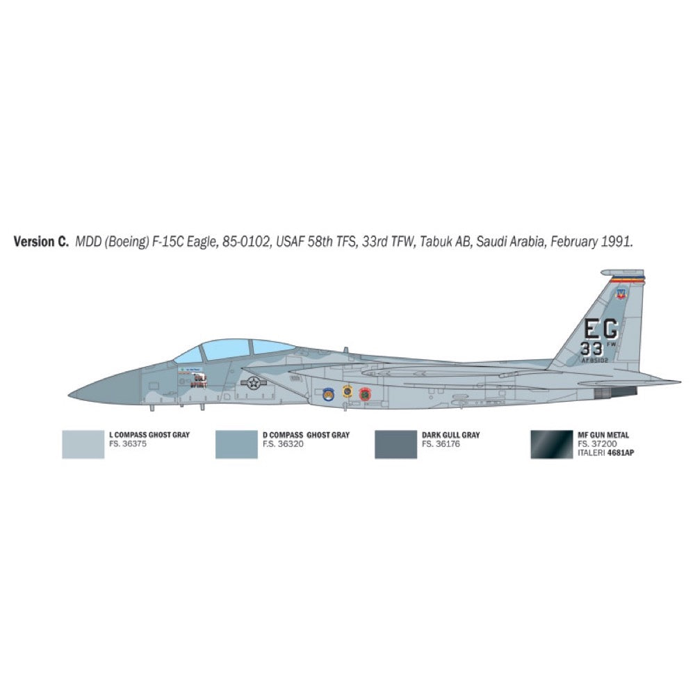 Italeri 1/48 F-15C Eagleheet