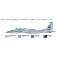 Italeri 1/48 F-15C Eagleheet