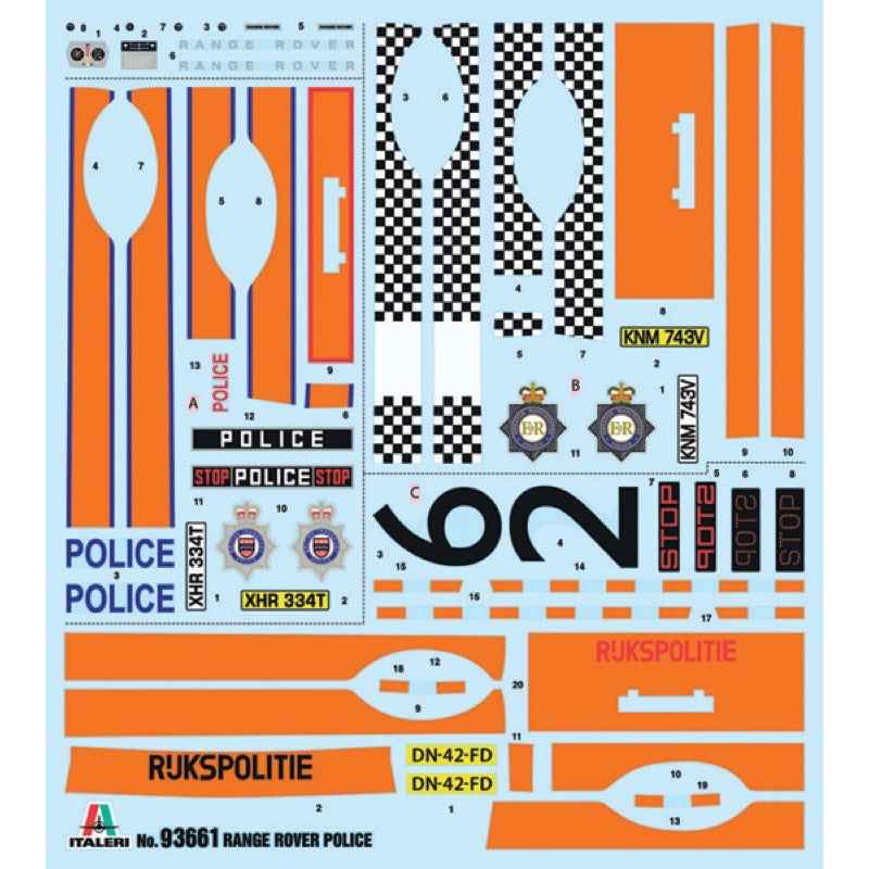 Italeri 93661 1/24 Range Rover Police