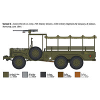 Italeri 1/35 Dodge WC-62/63 1 and half Ton 6x6 Truck