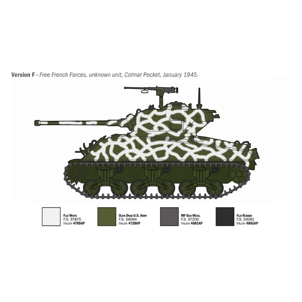 Italeri 96440 1/35 Sherman M4A3 Wet