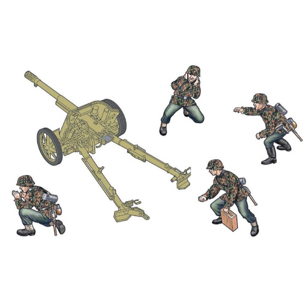 Italeri 96460 1/35 Pak 97/38 AT Gun with crew