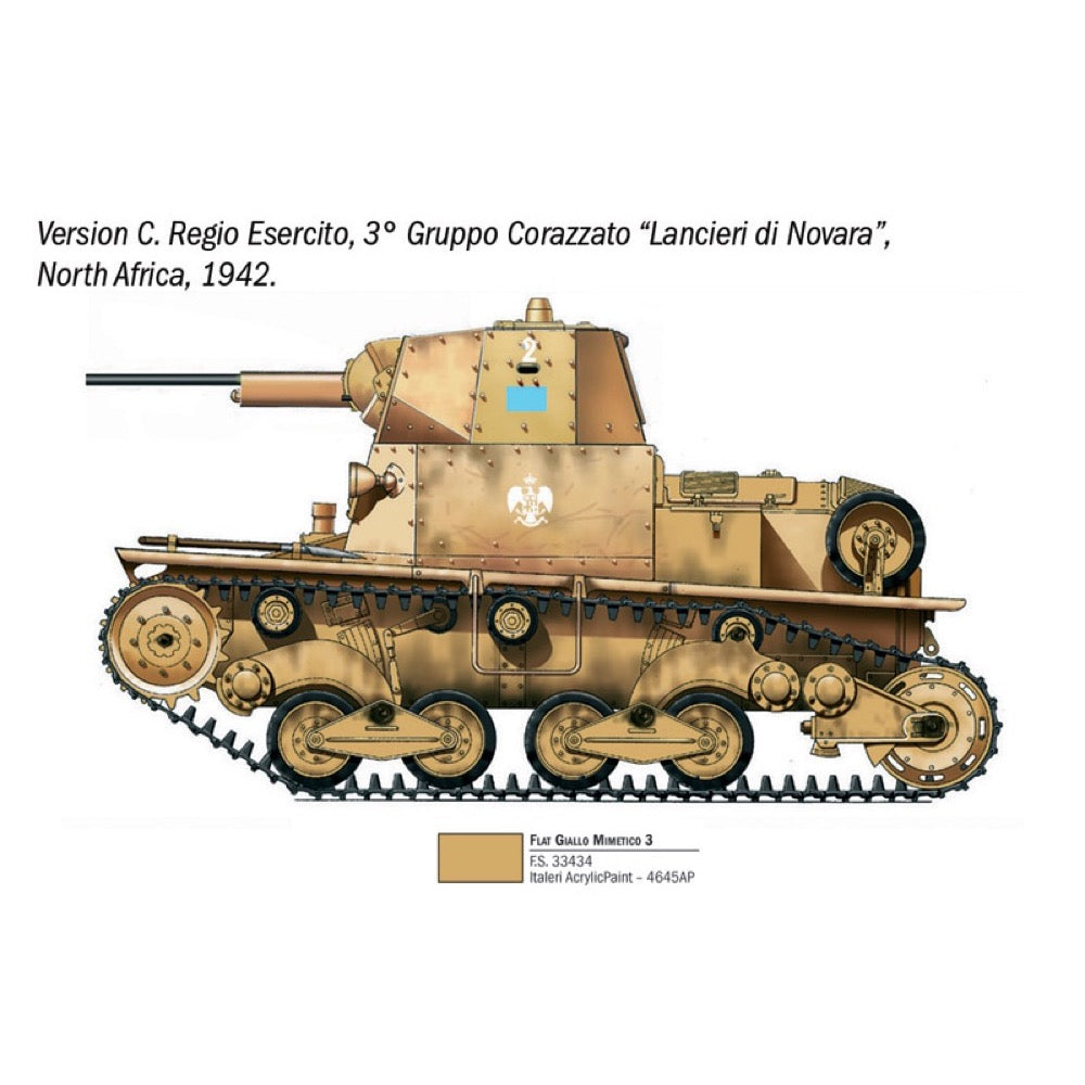 Italeri 1/35 Carro Armato L6/40 Model Kit