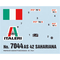 Italeri 97044 1/72 AS 42 Sahariana
