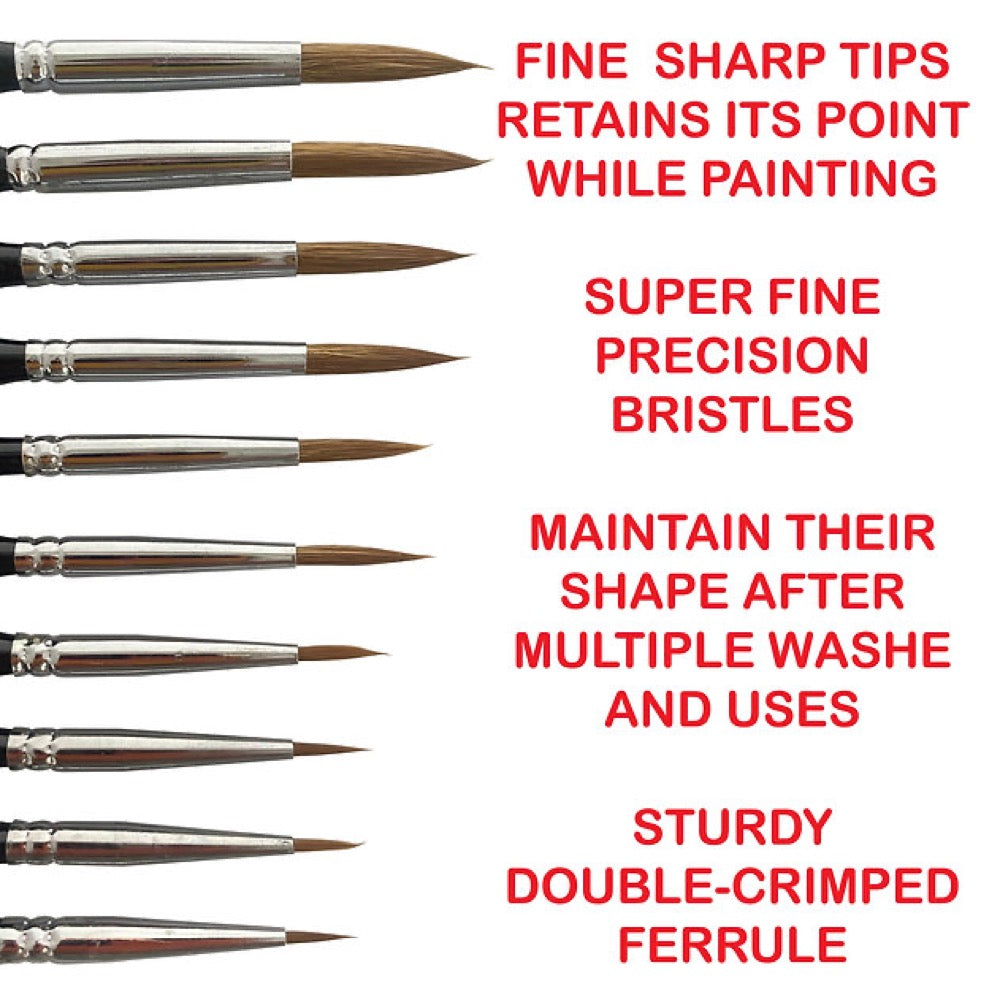 Icky Sticky 14006 Langhao Hair Detail Paint Brush 2/0