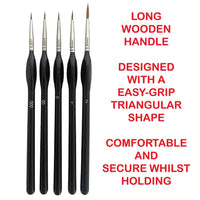 Icky Sticky 14005 Langhao Hair Detail Paint Brush 3/0