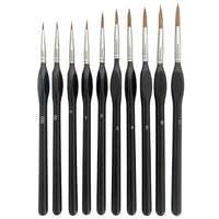 Icky Sticky 14005 Langhao Hair Detail Paint Brush 3/0