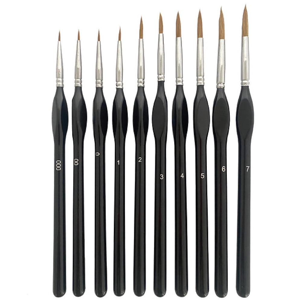 Icky Sticky 14006 Langhao Hair Detail Paint Brush 2/0