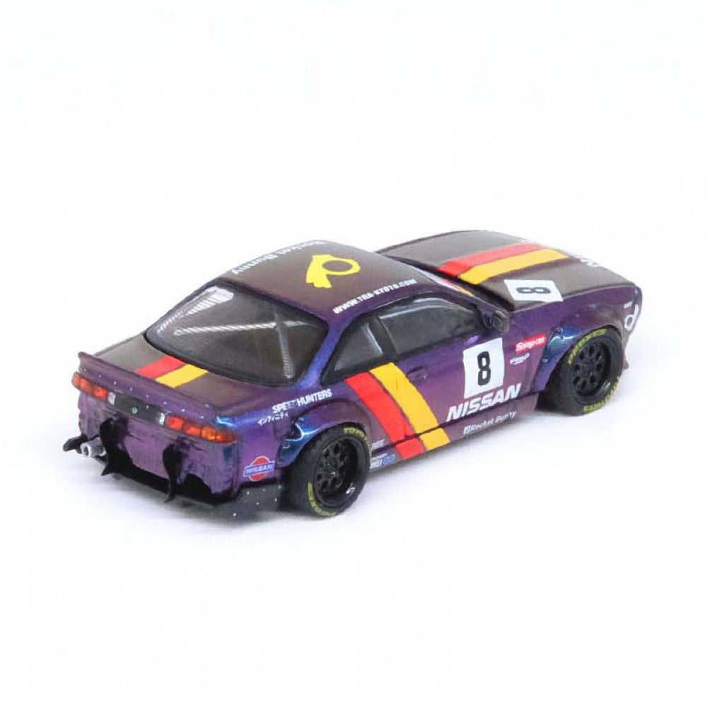 Inno 64-S14B-PRP 1/64 Nissan Silvia S14 Boss Rocket Bunny Purple