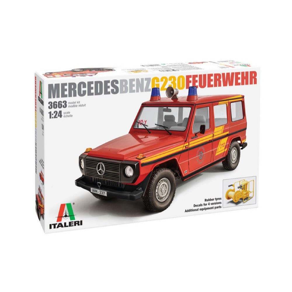 Italeri 3663S 1/24 Mercedes G230 Feuerwehr