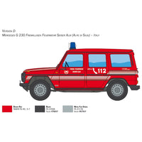 Italeri 3663S 1/24 Mercedes G230 Feuerwehr