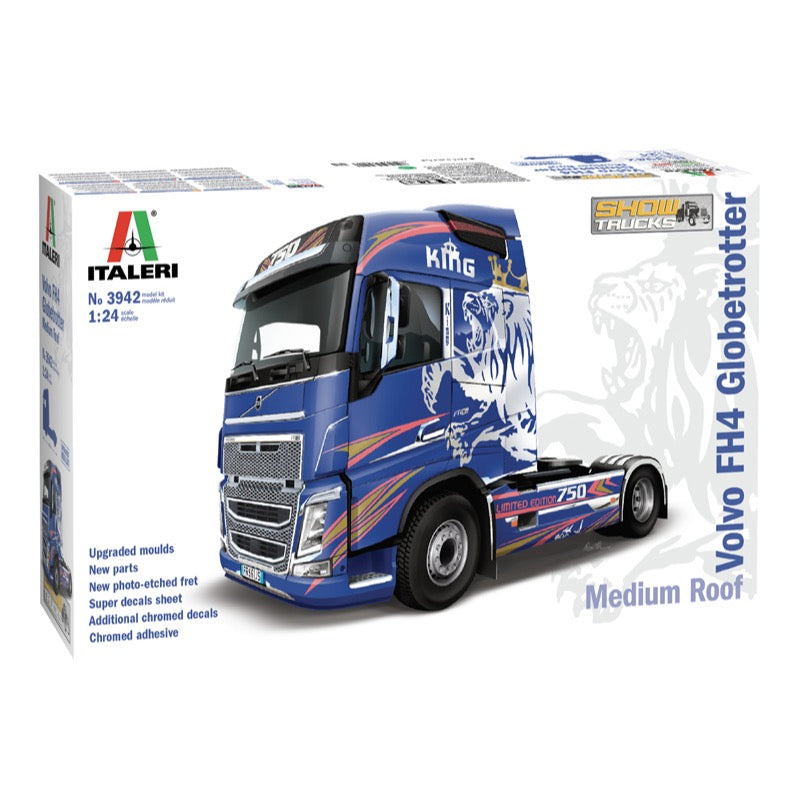 Italeri 3942 1/24 Volvo FH 16 Globetrotter 2012 Med. Roof