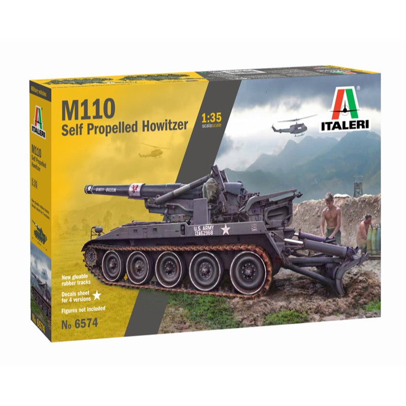 Italeri 6574 1/35 M110 Self Propelled Howitzer