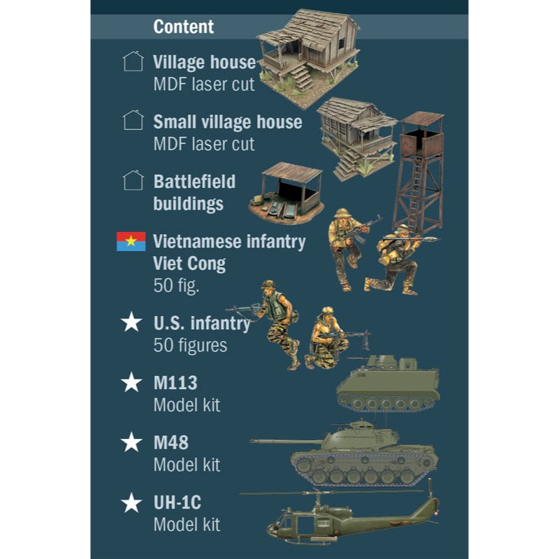 Italeri 6184 1/72 Vietnam War Battle Set