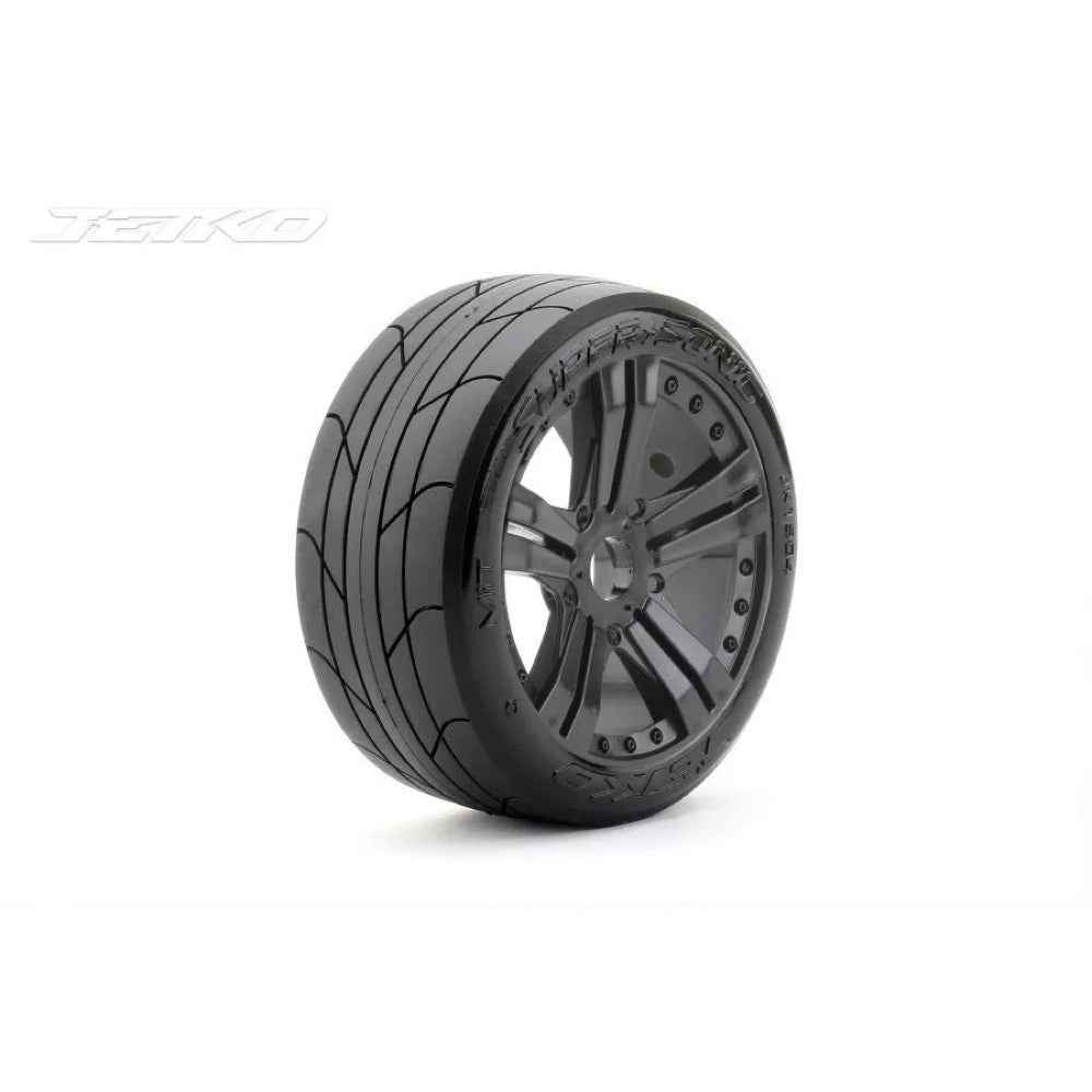 Jetko 1504CBMSGB 1/8 Buggy EX-Super Sonic Tyres Claw Rim/Black/Medium Soft/Belted