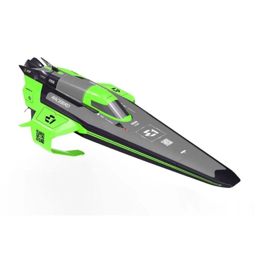 Joysway E1 RaceBird 1:14 Hydrofoil 545mm Brushed 25km/h RTR Speedboat - Green