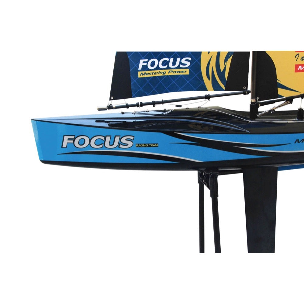 Joysway Focus V3 One Metre Sailboat 995mm Carbon Mast RTR - Blue