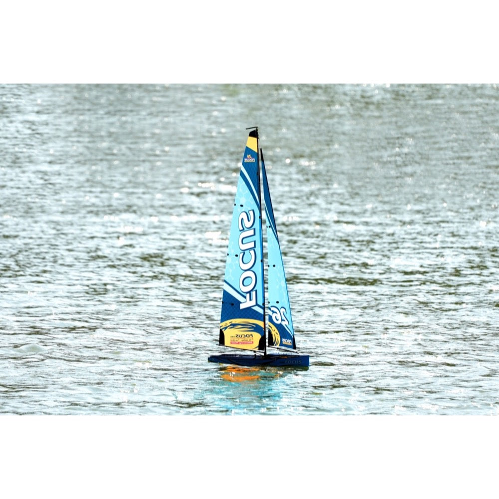 Joysway Focus V3 One Metre Sailboat 995mm Carbon Mast RTR - Blue