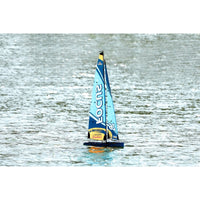 Joysway Focus V3 One Metre Sailboat 995mm Carbon Mast RTR - Blue