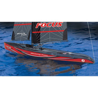 Joysway Focus V3 One Metre Sailboat 995mm Carbon Mast RTR - Red