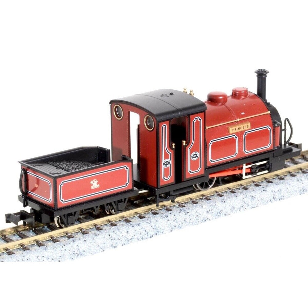 Kato/Peco 051-201A OO9 Small England Princess Red 0-4-0