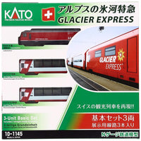 Kato N Glacier Express Basic 3 Car Set