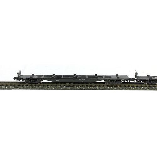 Kato 10-1796 N Koki 106 + 107 Container flatcars (unloaded) 10pc set