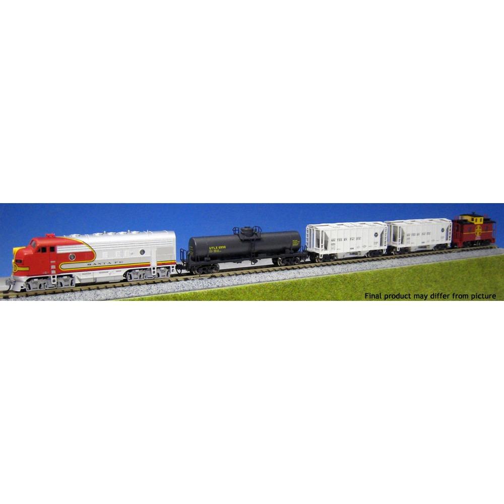 Kato 106-6271D Santa Fe F7 Freight Train Starter Set DCC