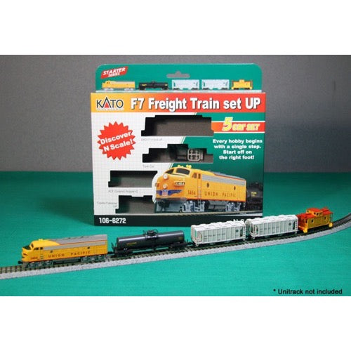 Kato 106-6272L Union Pacific F7 Freight Train Starter Set ESU Loksound