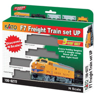 Kato 106-6272L Union Pacific F7 Freight Train Starter Set ESU Loksound