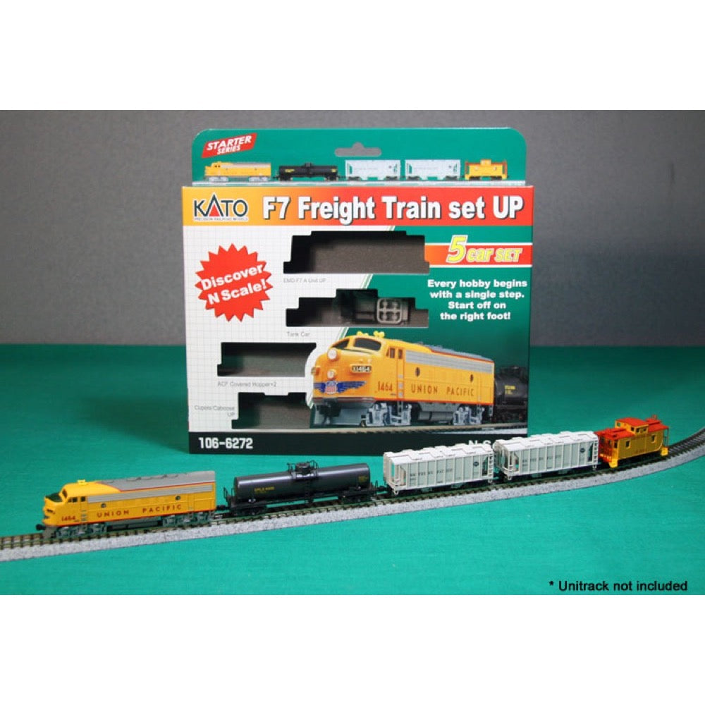Kato N EMD F7 Freight Train Union Pacific