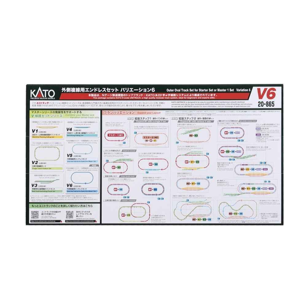 Kato Unitrack Outer Oval Starter Set V6