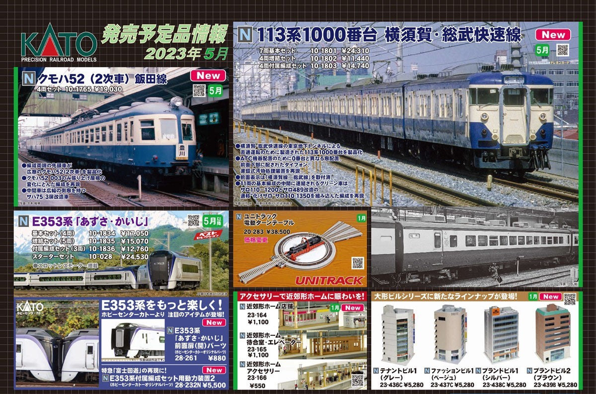 Kato 23-164 N Stores at Platform
