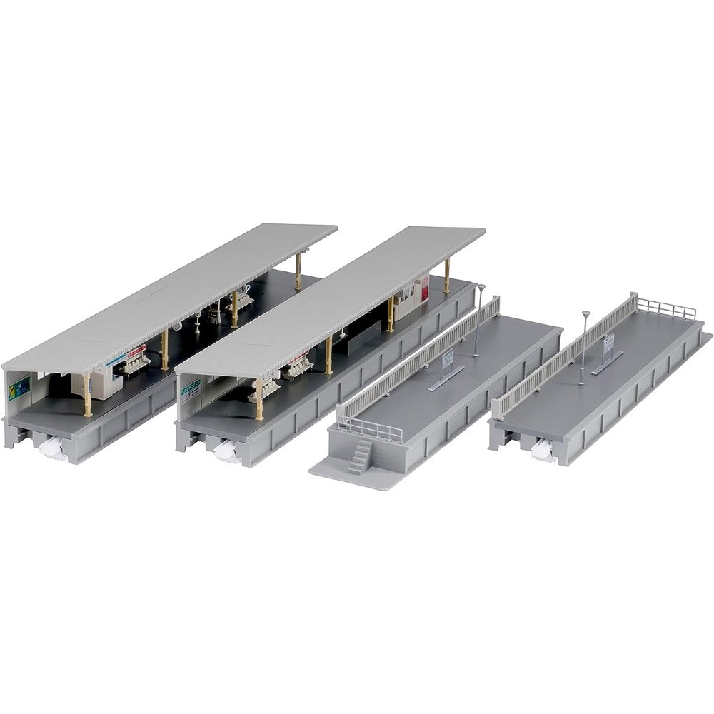Kato 23-177 N Unitrack One Track Platform Complete Set 4pc