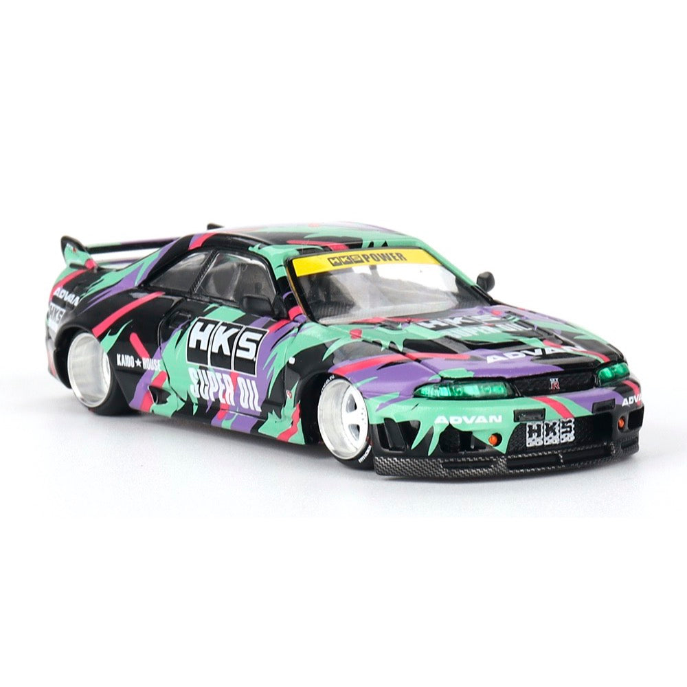 Kaido House x Mini GT 1/64 Nissan Skyline GT-R (R33) HKS V1