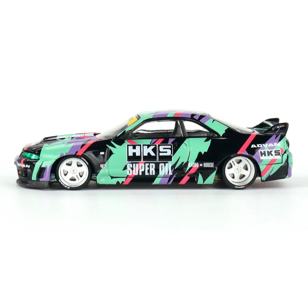 Kaido House x Mini GT 1/64 Nissan Skyline GT-R (R33) HKS V1