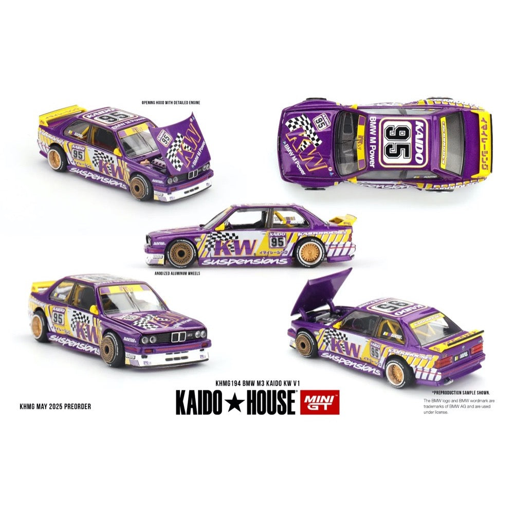Kaido House X Mini GT KHMG194 1/64 BMW M3 Kaido KW V1