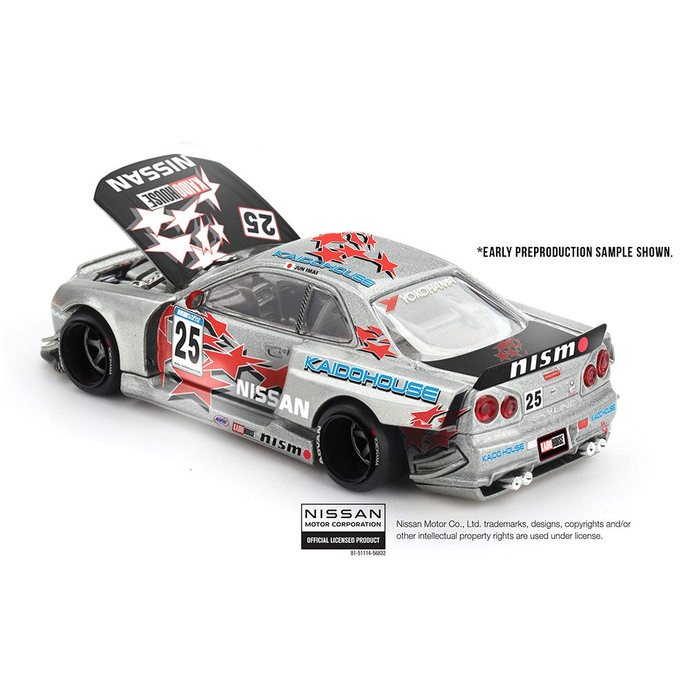 Kaido House X Mini GT KHMG197 1/64 Nissan Skyline GT-R (R34) Kaido Star Racing V1