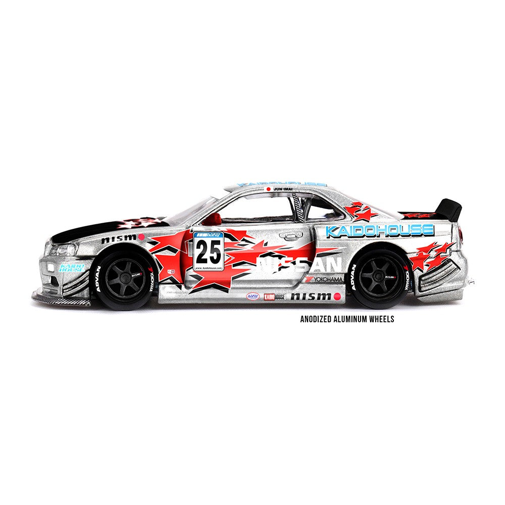 Kaido House X Mini GT KHMG197 1/64 Nissan Skyline GT-R (R34) Kaido Star Racing V1