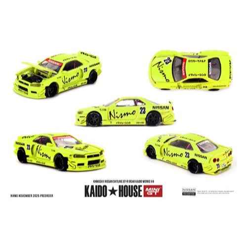 Kaido House KHMG241 1/64 Nissan Skyline GT-R R34 Kaido Works V4