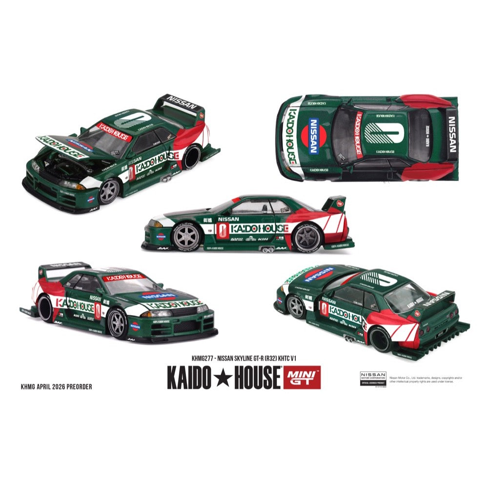 Kaido House x Mini GT Nissan Skyline GT-R (R32) KHTC V1