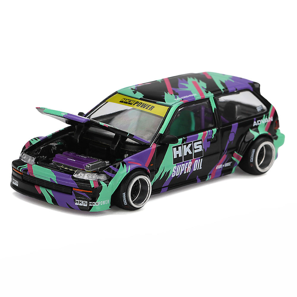 Kaido House x Mini GT Honda Civic EF Kaido Works HKS