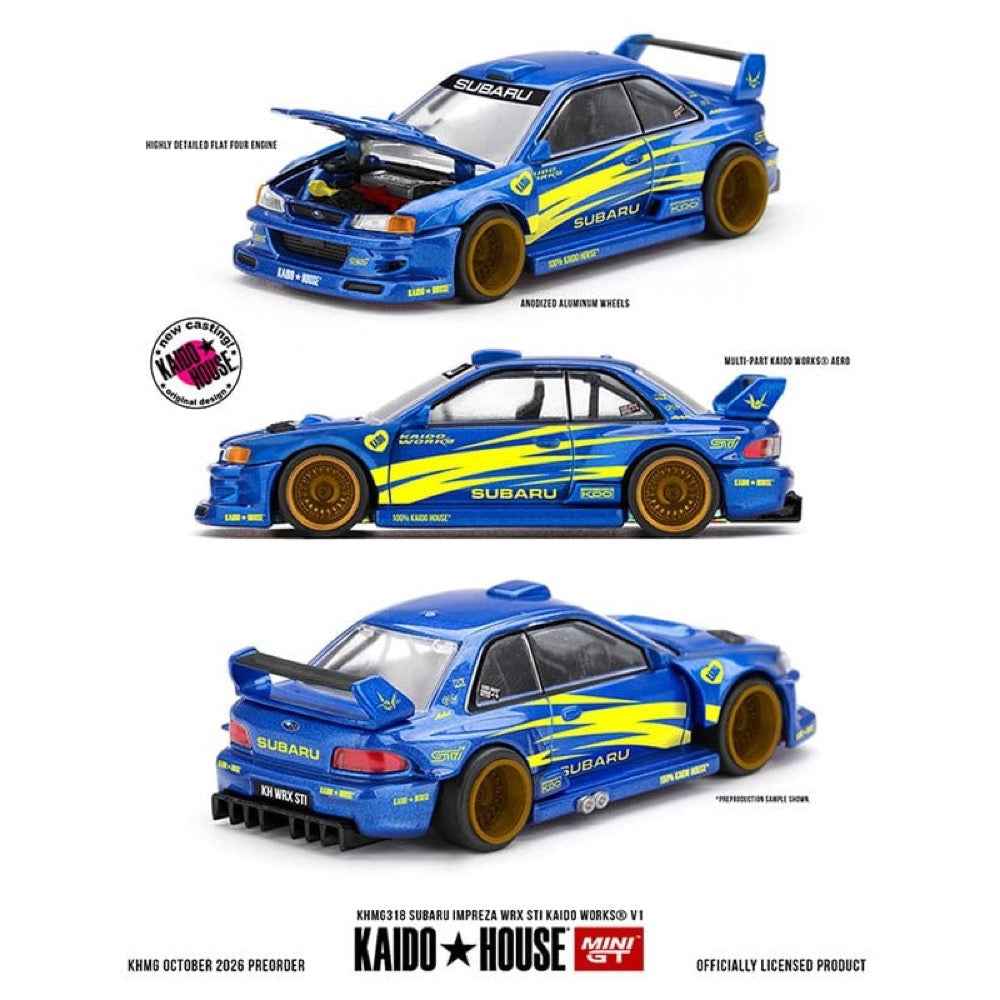 Kaido House x Mini GT Subaru Impreza WRX STI Kaido Works V1